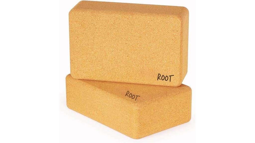 sustainable cork yoga blocks