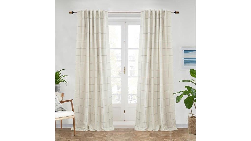 taupe linen curtains 84 inches