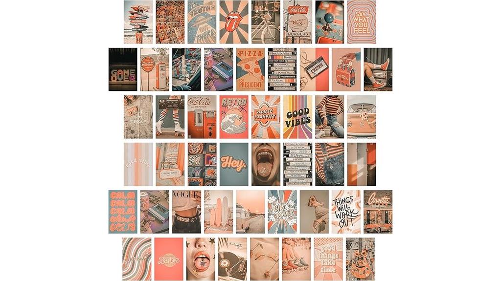 teen girl retro wall decor