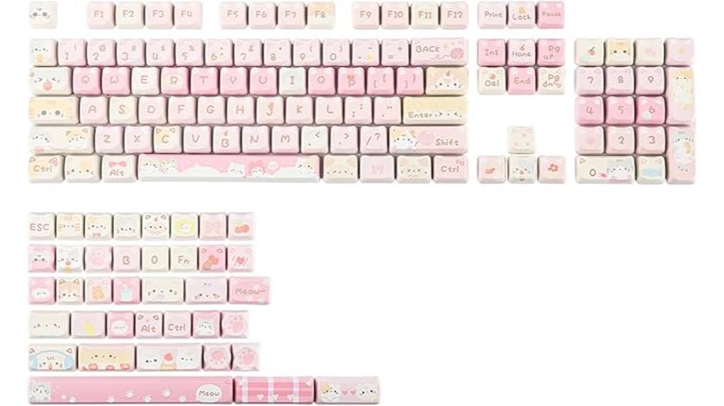 themed pbt keycaps set