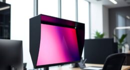 top anti glare monitor hoods