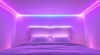 top bedroom led light guides