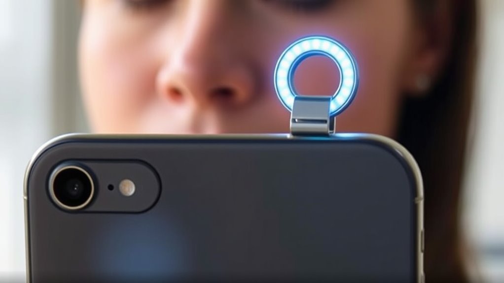 top clip on ring lights