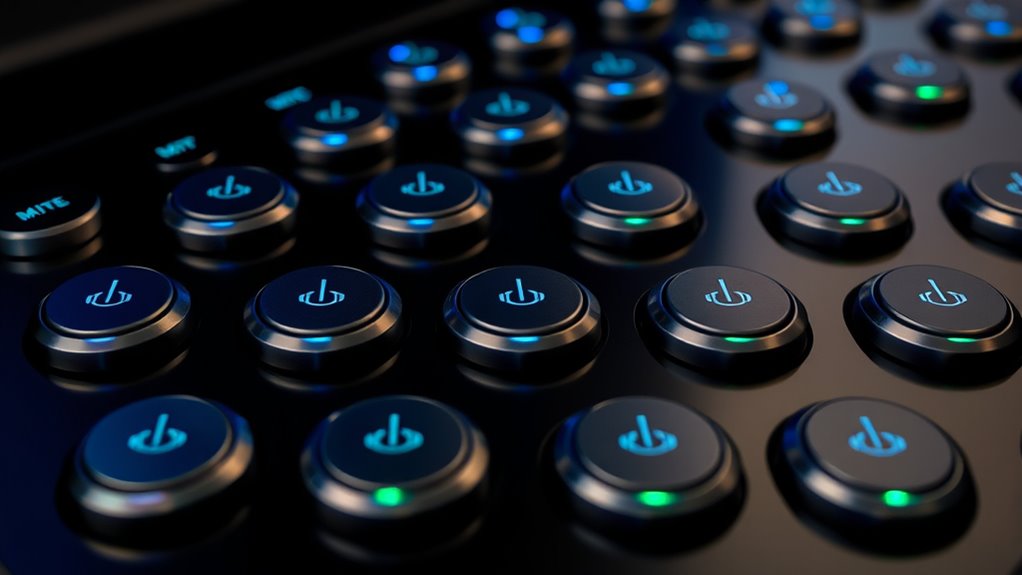 top desk mute button options