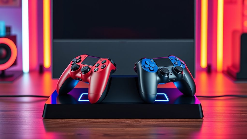 top dual ps charging stations