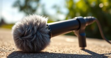 top lav mic wind muffs