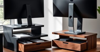 top monitor riser storage solutions
