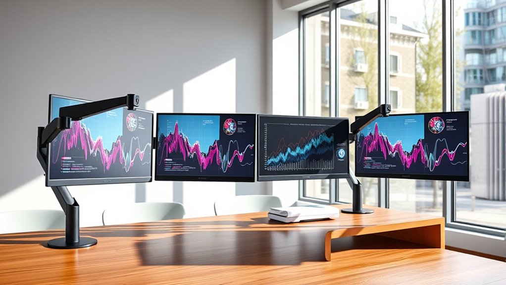 top monitor wall mounts
