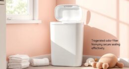 top odor controlling diaper pails