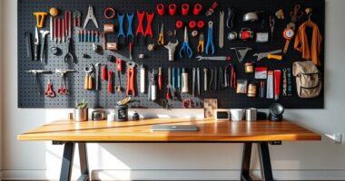 top pegboard desk organizers