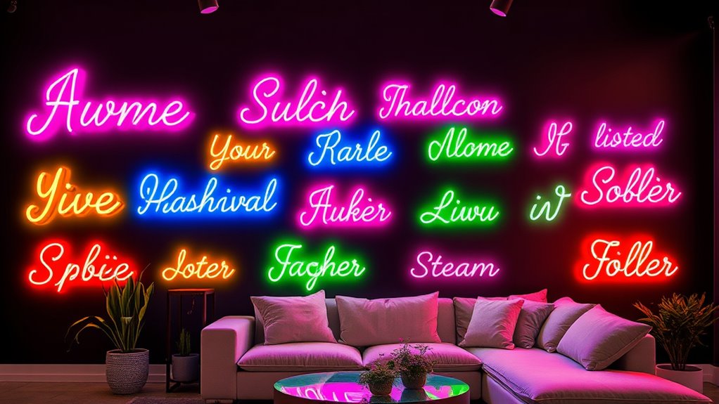 top personalized neon sign picks