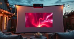 top portable 100 inch projector screens