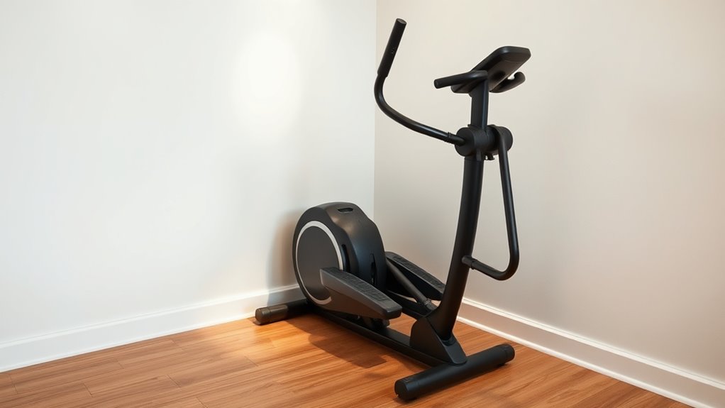 top space saving ellipticals