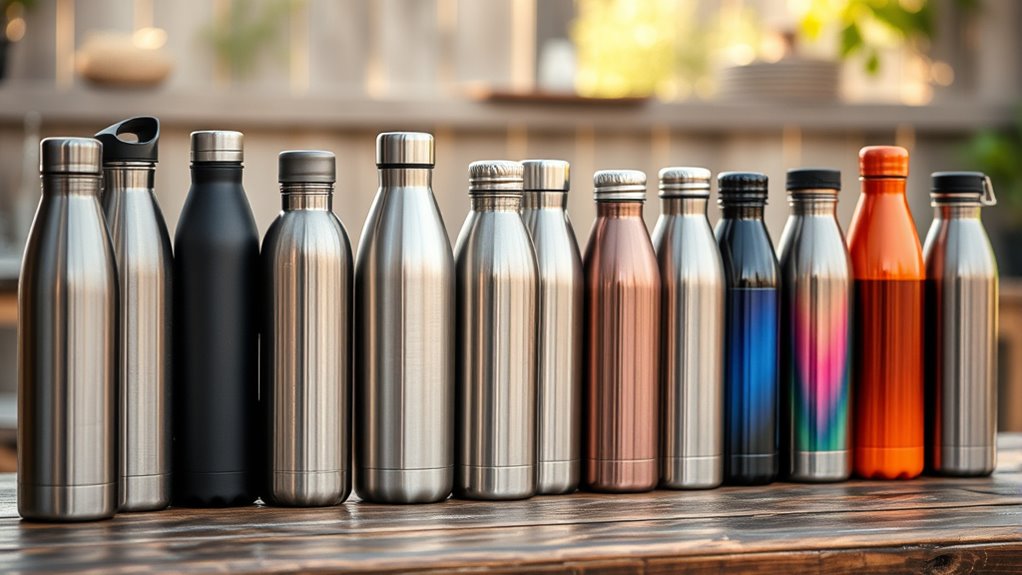 top stainless steel bottles