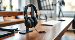 top under desk headphone holders