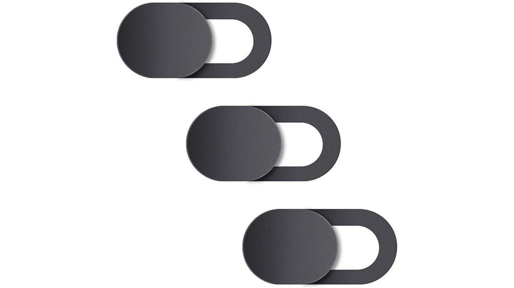 triple laptop webcam covers