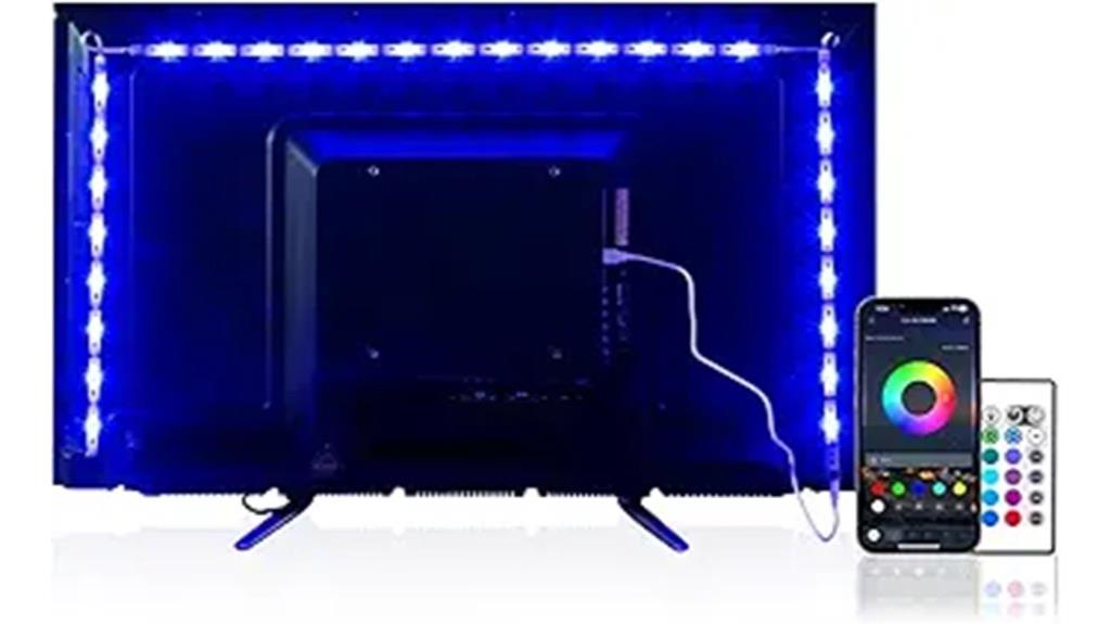 tv mounting led strips