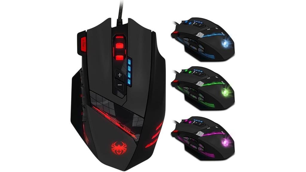 twelve customizable gaming buttons