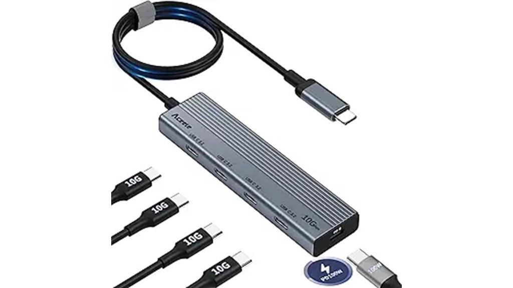 usb c hub 4 ports