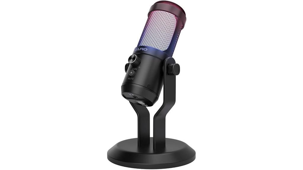 usb microphone with rgb