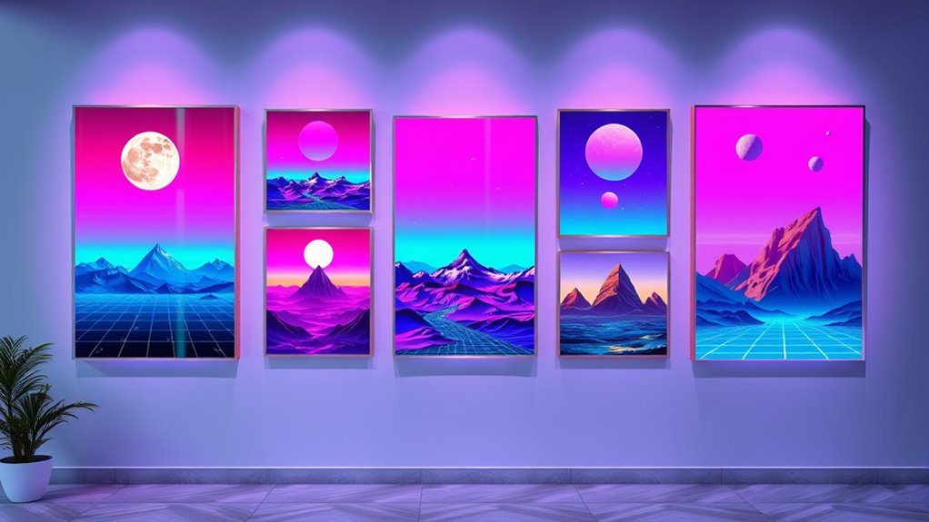 vaporwave poster selection criteria