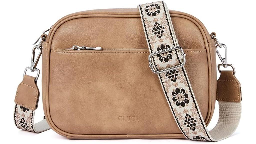 vegan leather crossbody bag