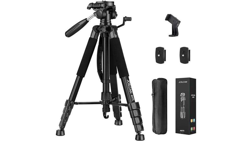 versatile phone and dslr tripod