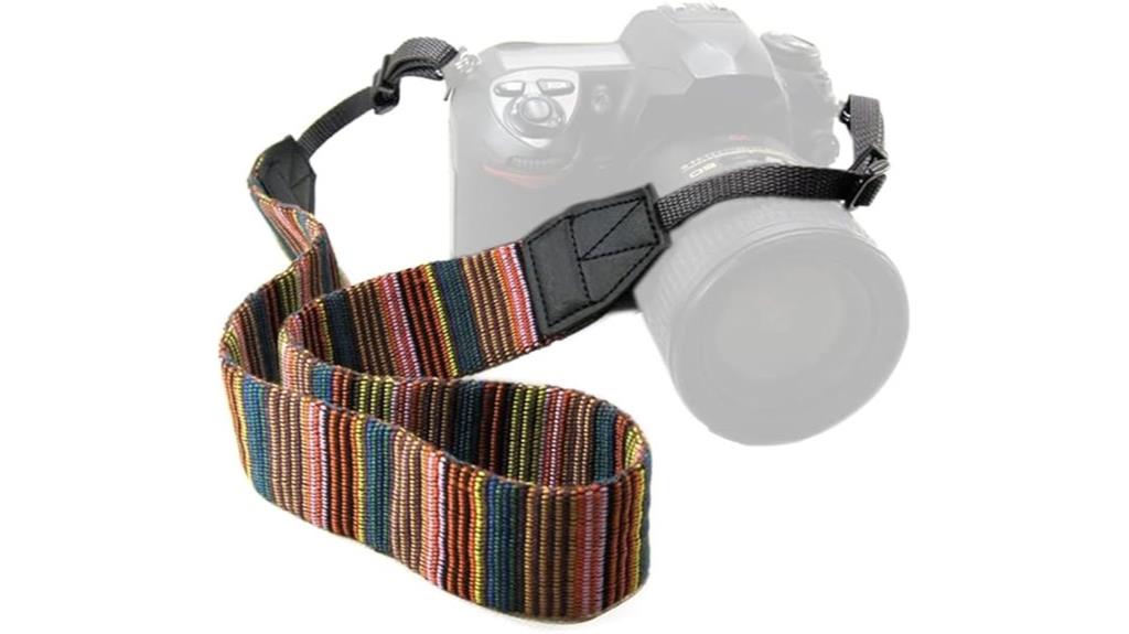 vintage camera strap with harness