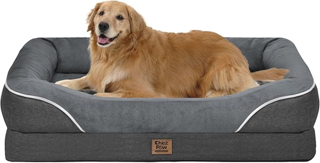 washable foam orthopedic bed