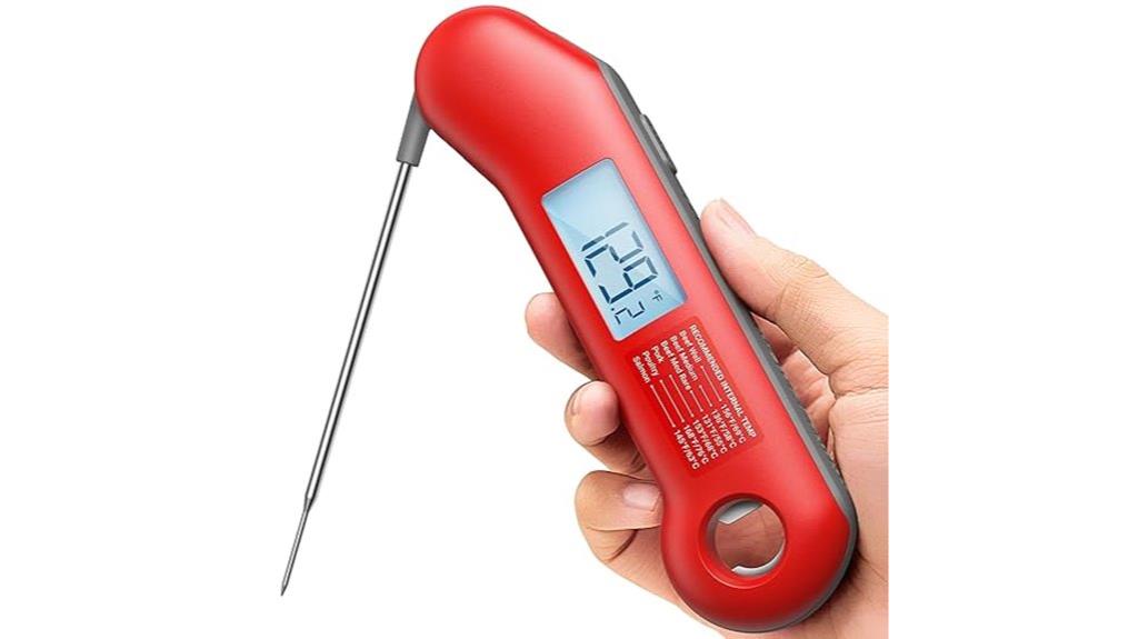 waterproof digital meat thermometer