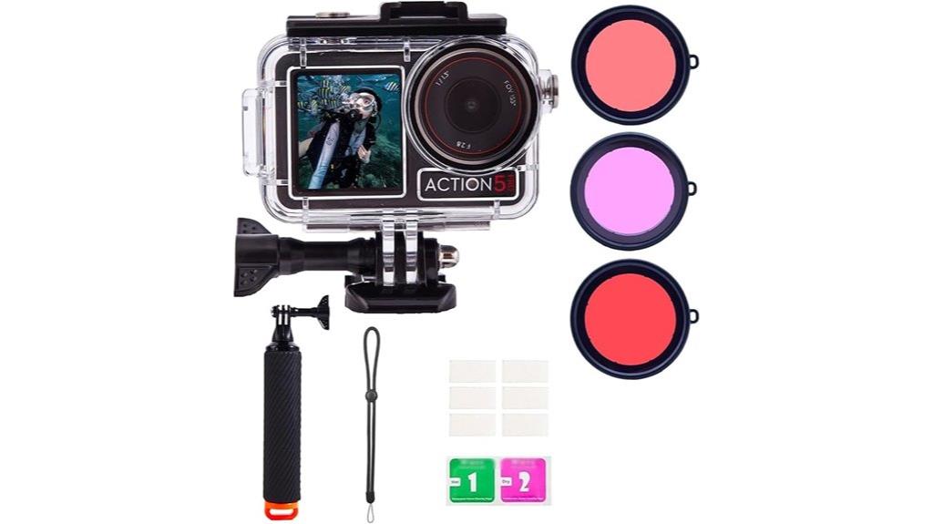 waterproof dive filter case