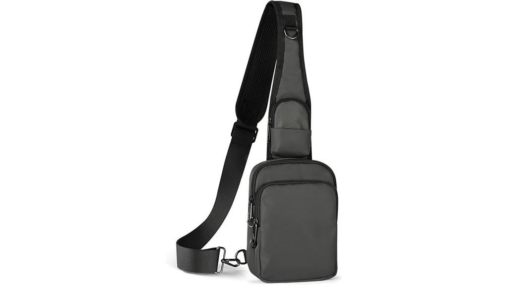 waterproof rfid sling bag