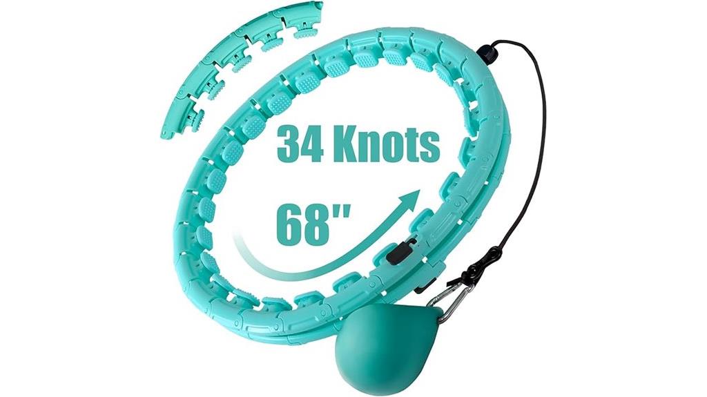 weighted exercise hoop