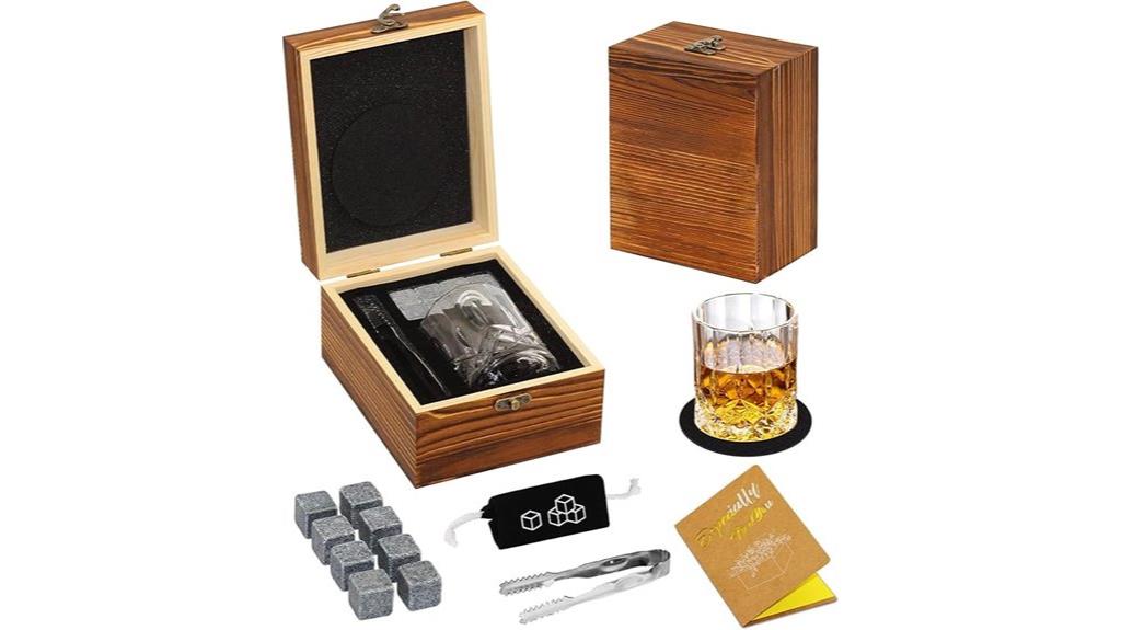 whiskey stones gift set