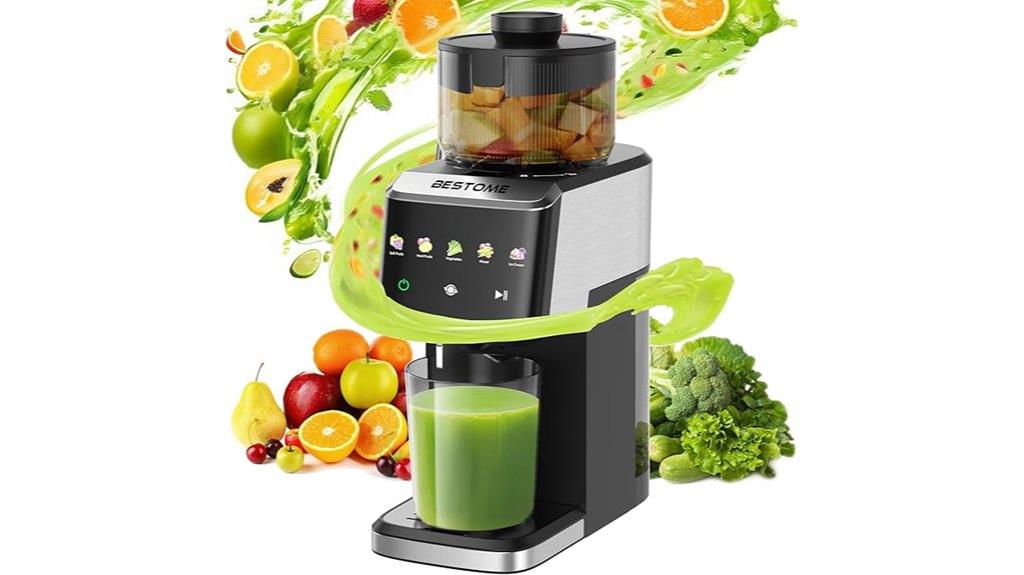 wide feed masticating juicer