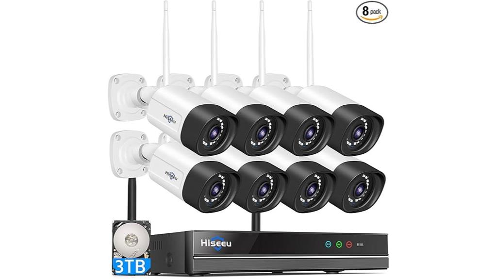 wireless 8 camera security system