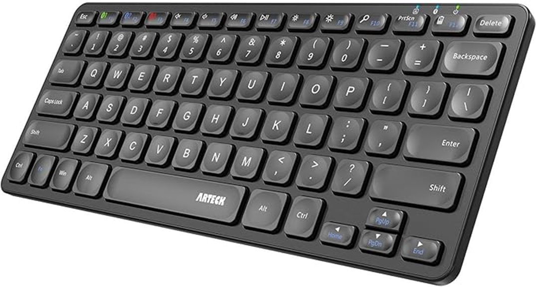 wireless bluetooth keyboard hotkeys