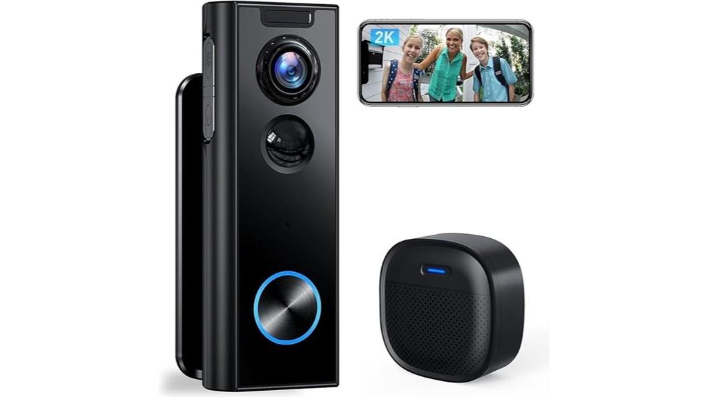 wireless doorbell camera features