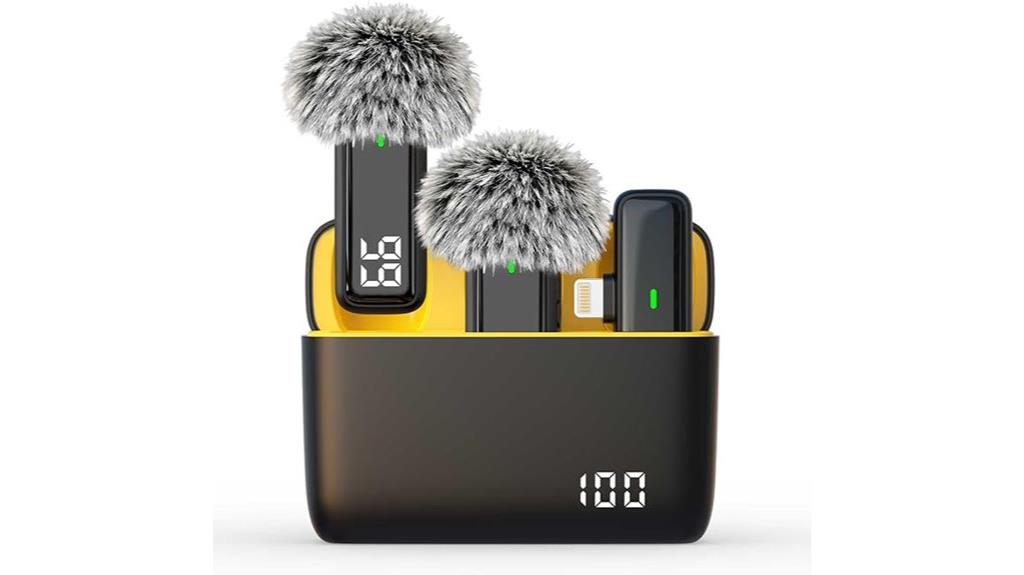wireless lavalier microphones pack