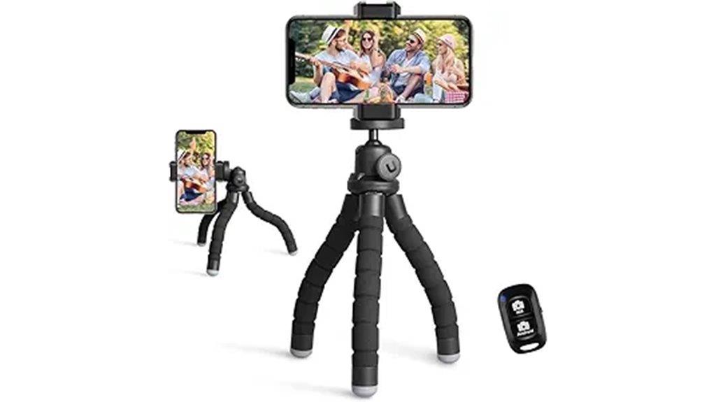 wireless remote phone tripod