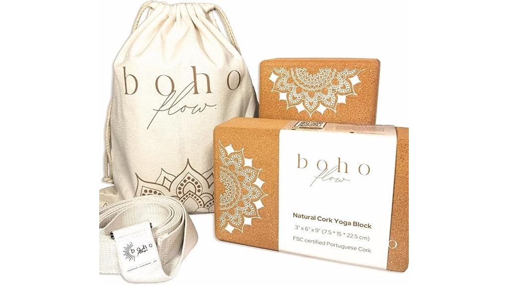 yoga blocks with strap