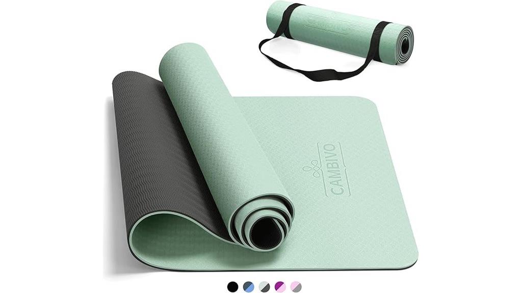 yoga pilates floor mat