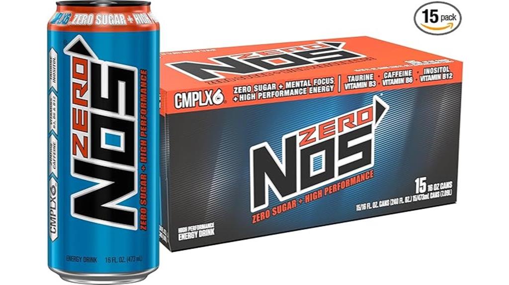 zero sugar energy drink