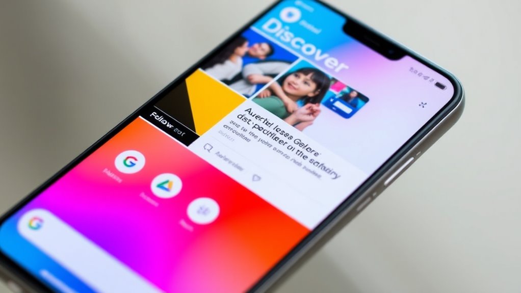 google discover social media integration