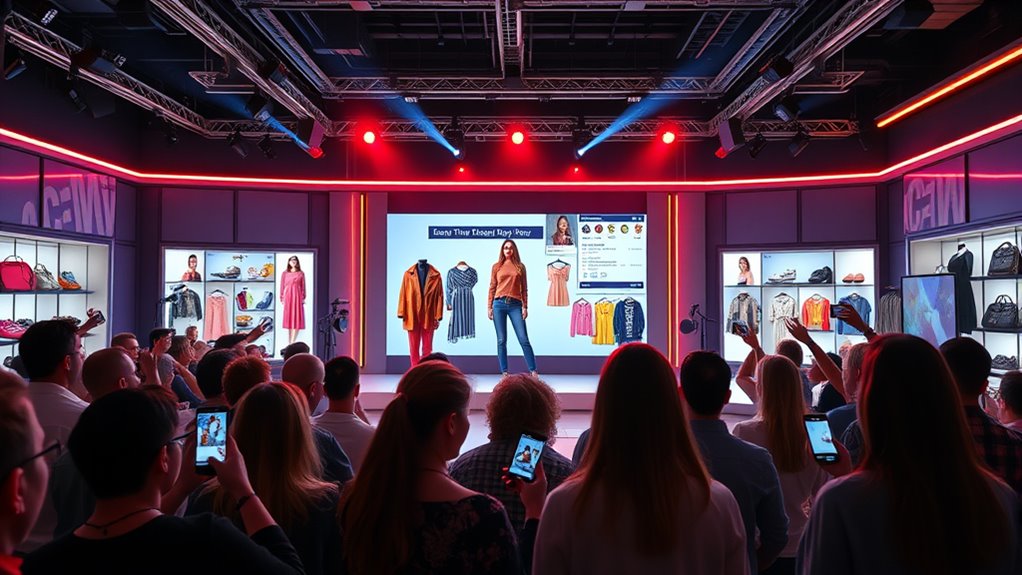 interactive live shopping experience