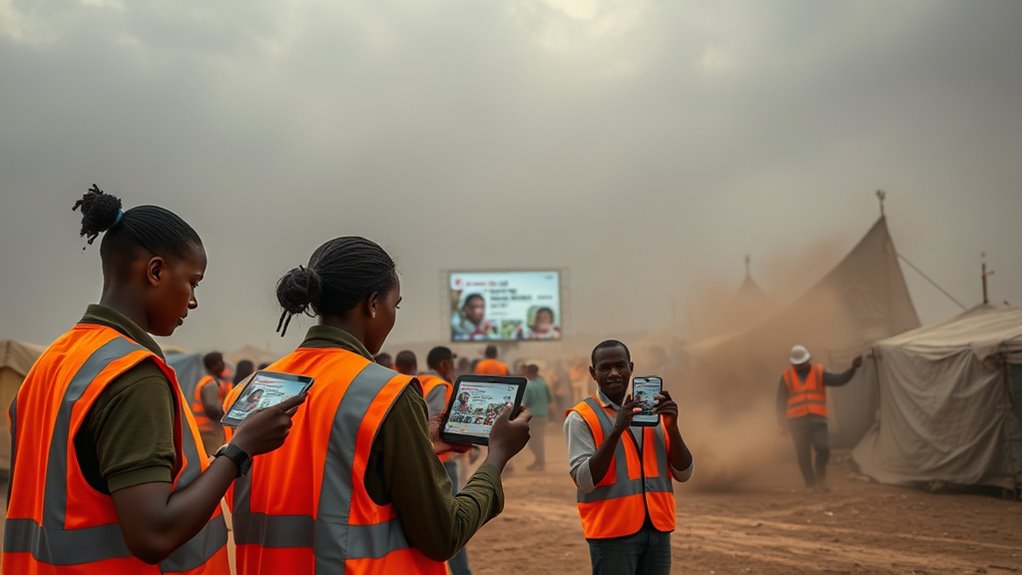 secure accurate humanitarian communication