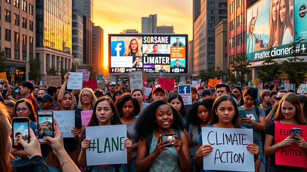 social media empowers global climate activism