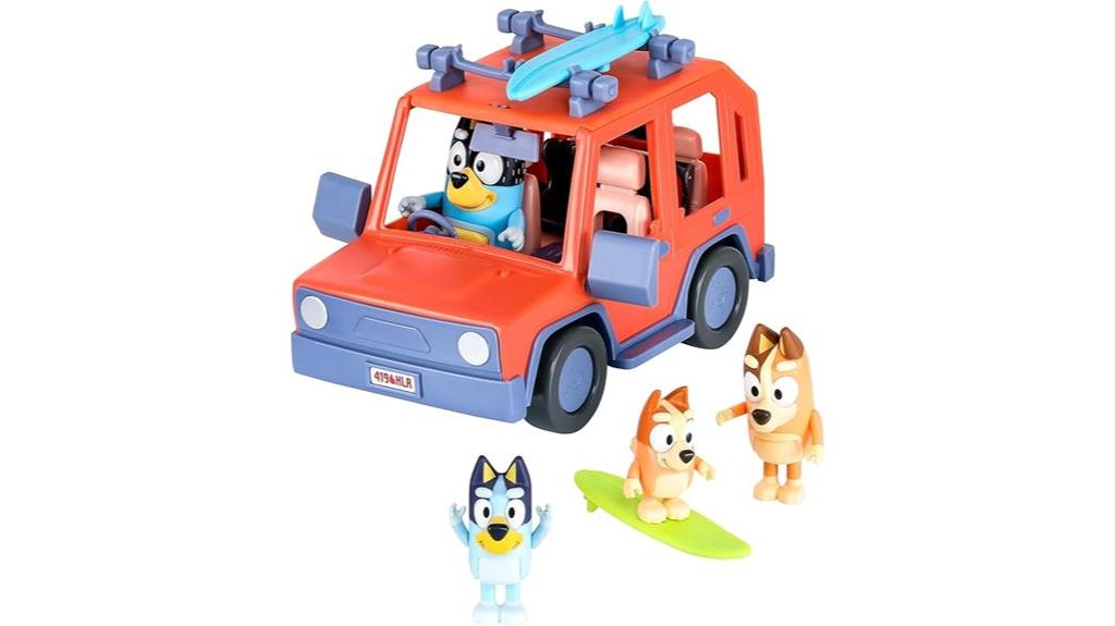bluey toddler toy car
