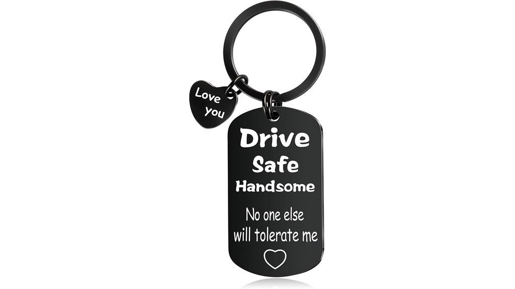 boyfriend gift safe keychain