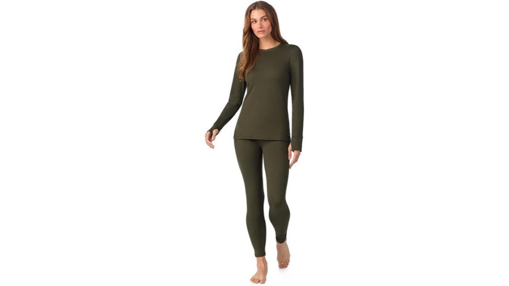 fleece lined thermal base layer